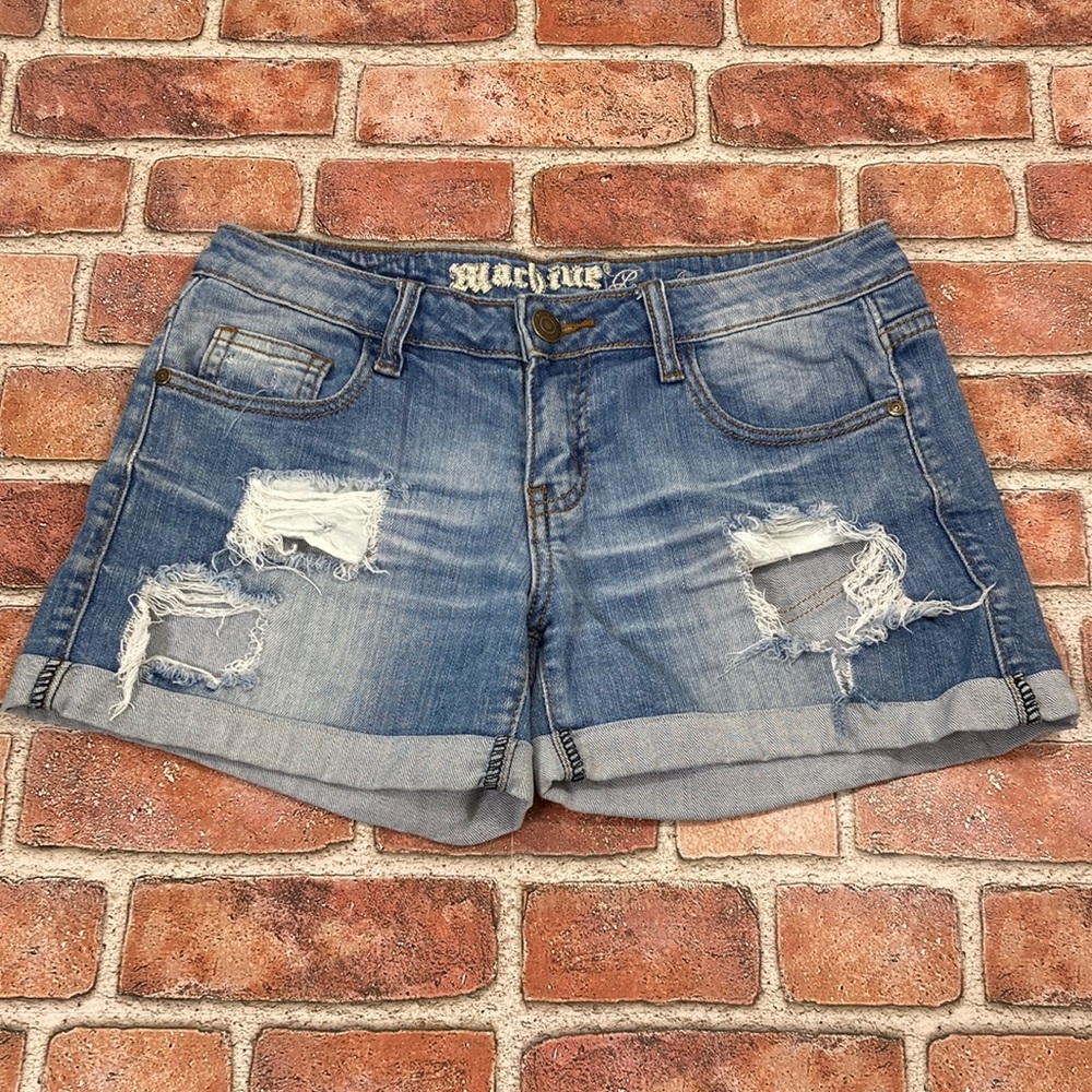 Machine Denim Shorts